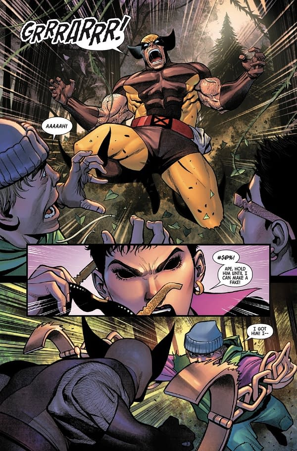 Interior preview page from WOLVERINE #17 DAN PANOSIAN COVER