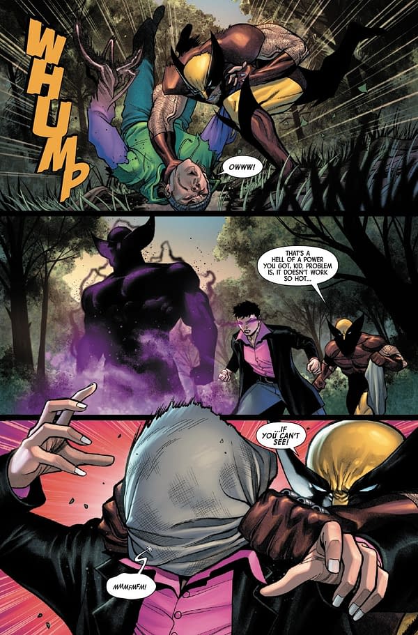 Interior preview page from WOLVERINE #17 DAN PANOSIAN COVER