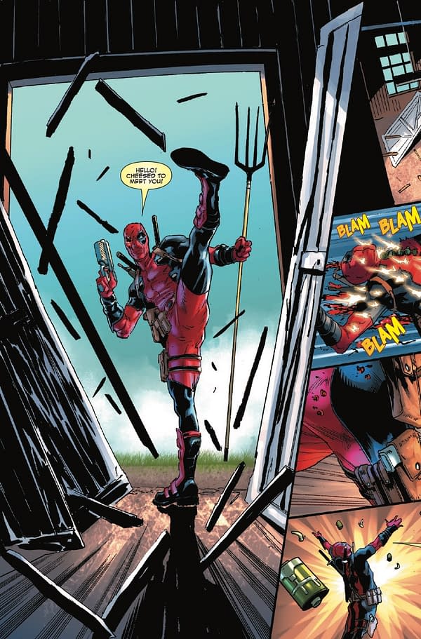 Interior preview page from WADE WILSON: DEADPOOL #1 GEOFF SHAW COVER