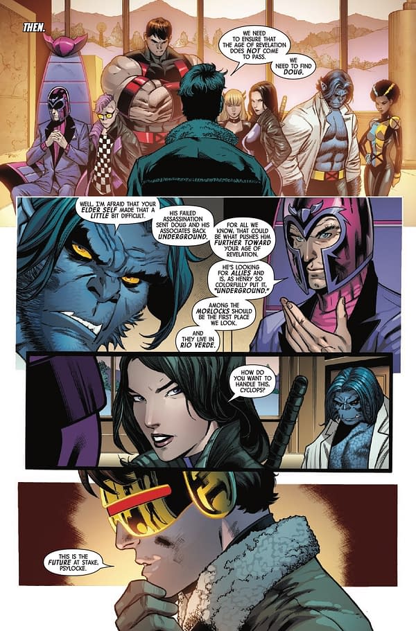 Interior preview page from X-MEN #25 TONY DANIEL COVER