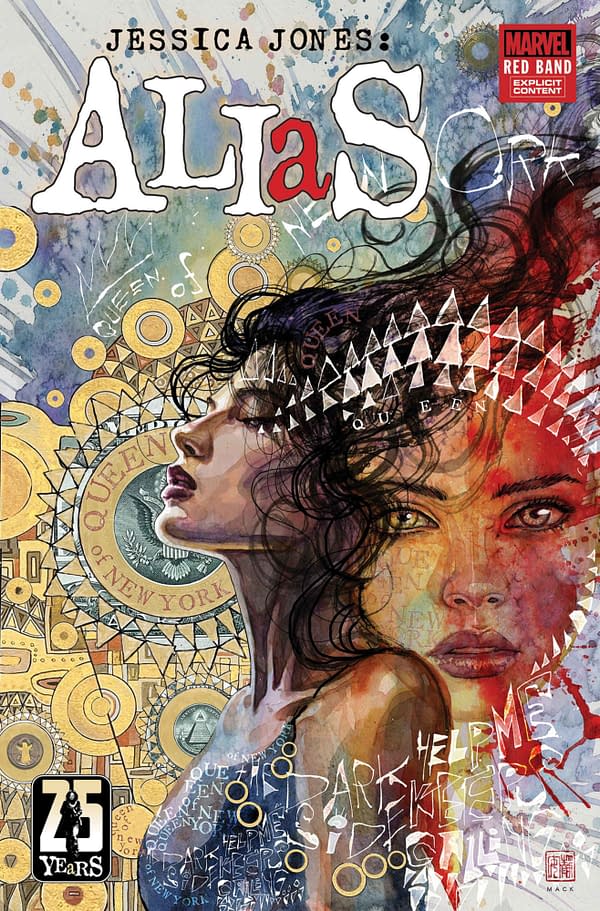 Cover image for ALIAS: RED BAND #1 DAVID MACK COVER