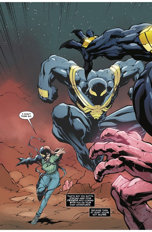 Interior preview page from BLACK CAT #8 ADAM HUGHES COVER