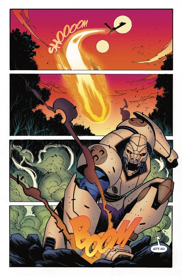 Interior preview page from BLACK PANTHER: INTERGALACTIC #4 CAFU COVER