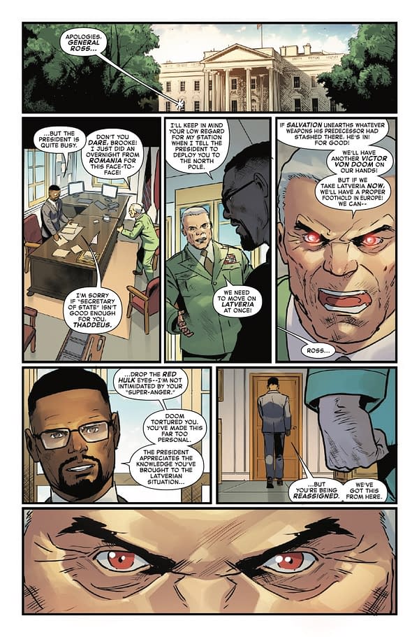 Interior preview page from CAPTAIN AMERICA #8 VALERIO SCHITI COVER