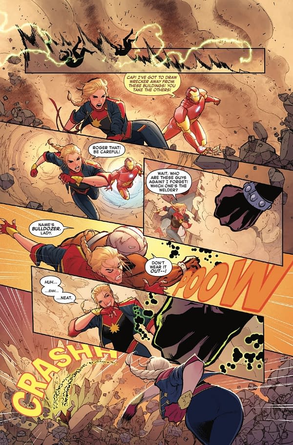 Interior preview page from CAPTAIN MARVEL: DARK PAST #1 LUCAS WERNECK COVER