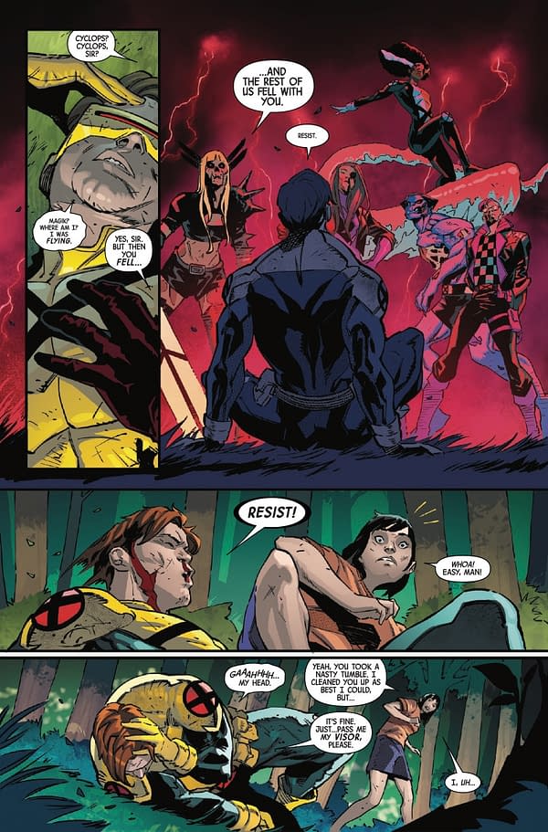 Interior preview page from CYCLOPS #2 FEDERICO VICENTINI COVER