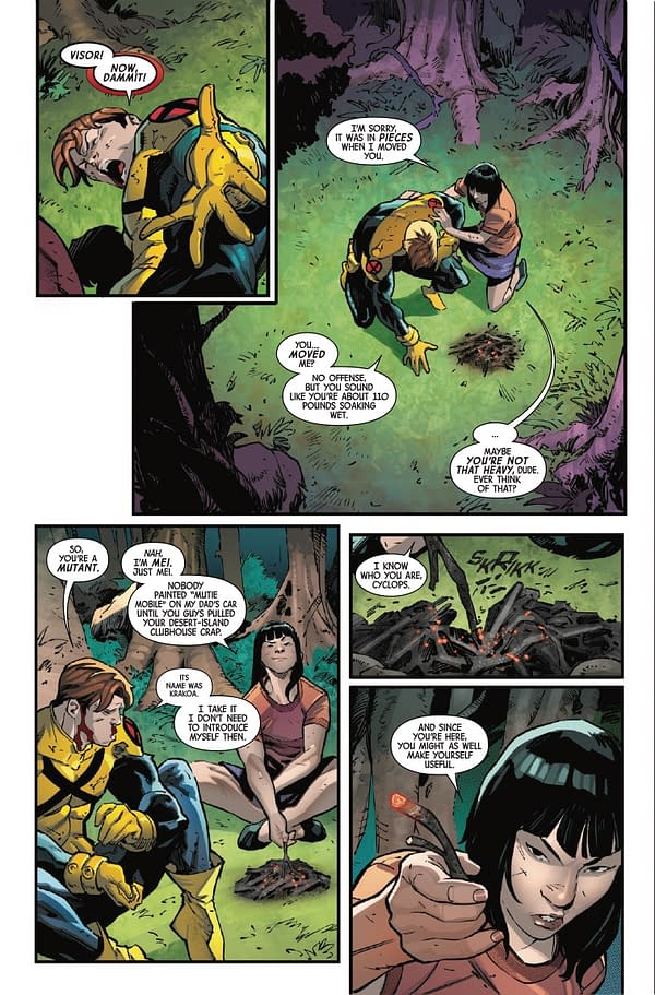 Interior preview page from CYCLOPS #2 FEDERICO VICENTINI COVER