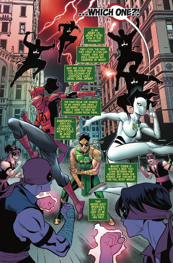 Interior preview page from DEADLY HANDS OF K'UN-LUN #2 LEINIL YU COVER