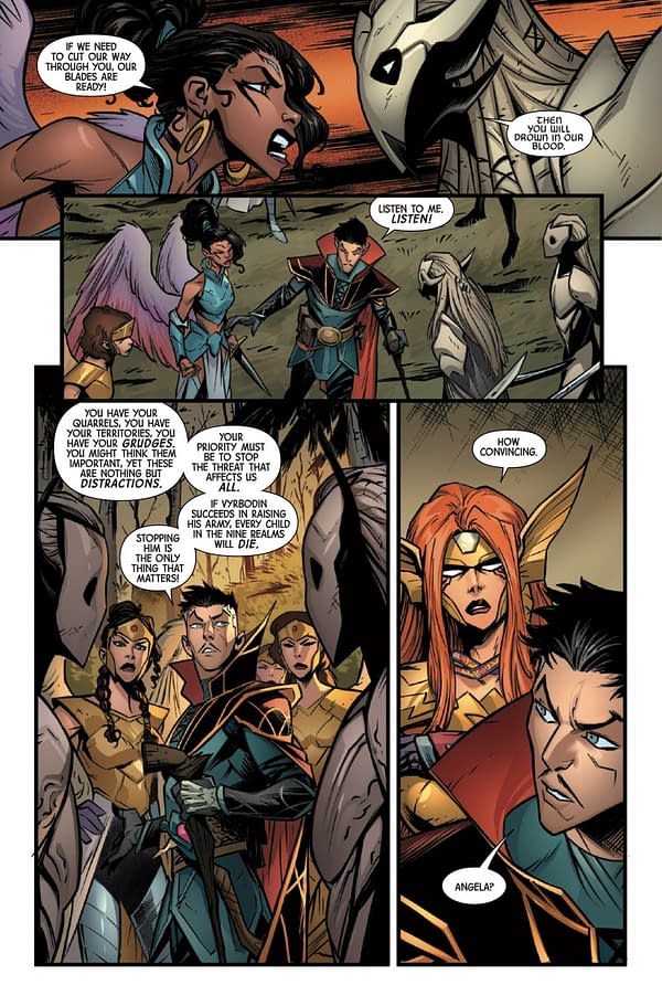 Interior preview page from DOCTOR STRANGE #4 ALEX HORLEY COVER