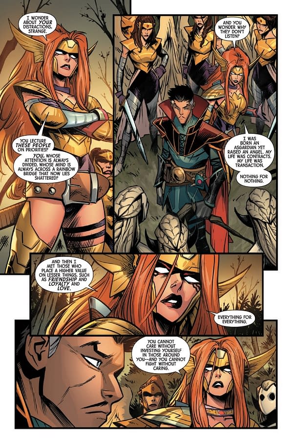 Interior preview page from DOCTOR STRANGE #4 ALEX HORLEY COVER