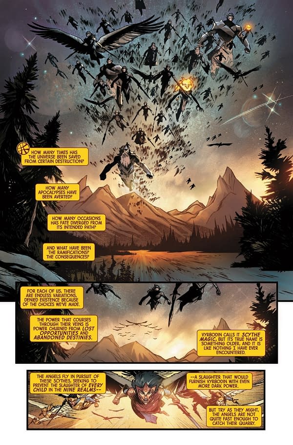 Interior preview page from DOCTOR STRANGE #5 ALEX HORLEY COVER