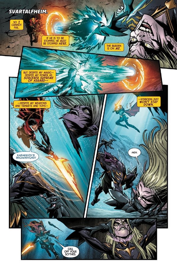 Interior preview page from DOCTOR STRANGE #5 ALEX HORLEY COVER