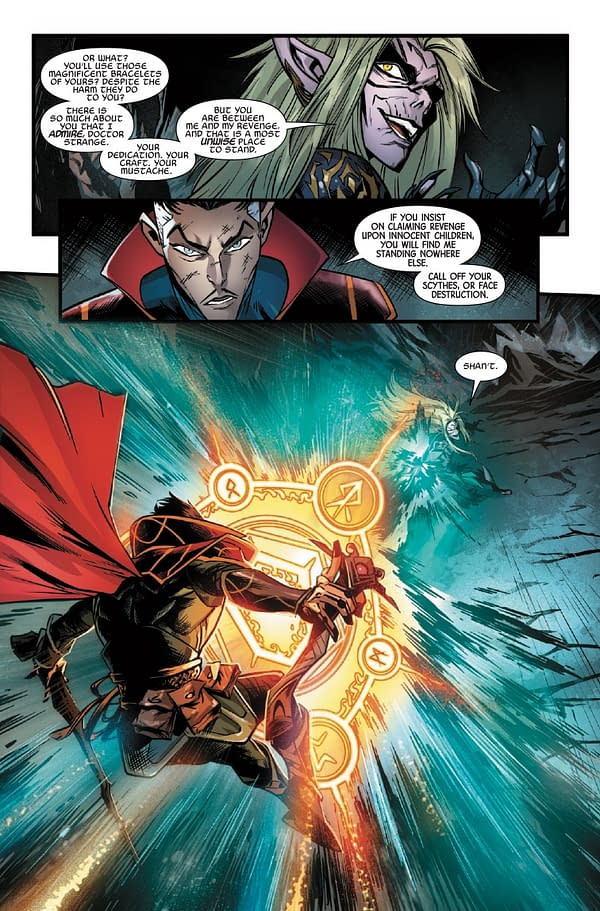 Interior preview page from DOCTOR STRANGE #5 ALEX HORLEY COVER