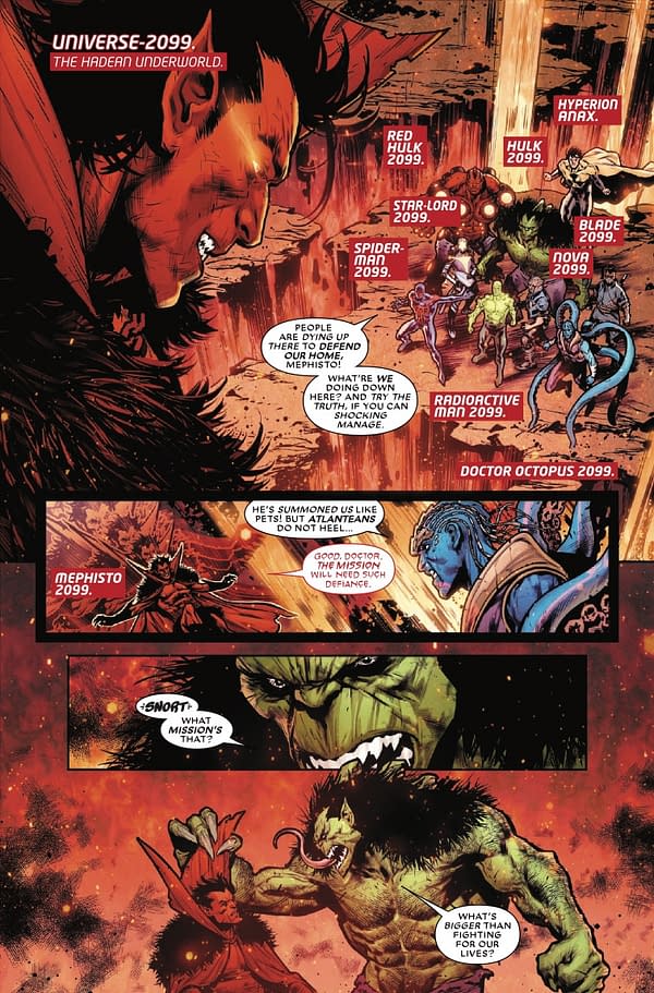 Interior preview page from THE END 2099 #4 DAVID MARQUEZ COVER