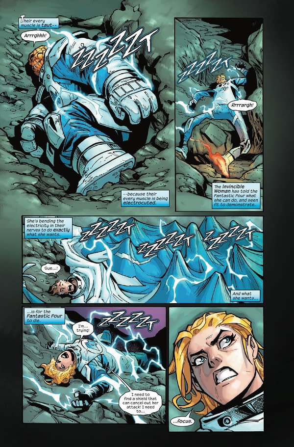 Interior preview page from FANTASTIC FOUR #9 HUMBERTO RAMOS COVER