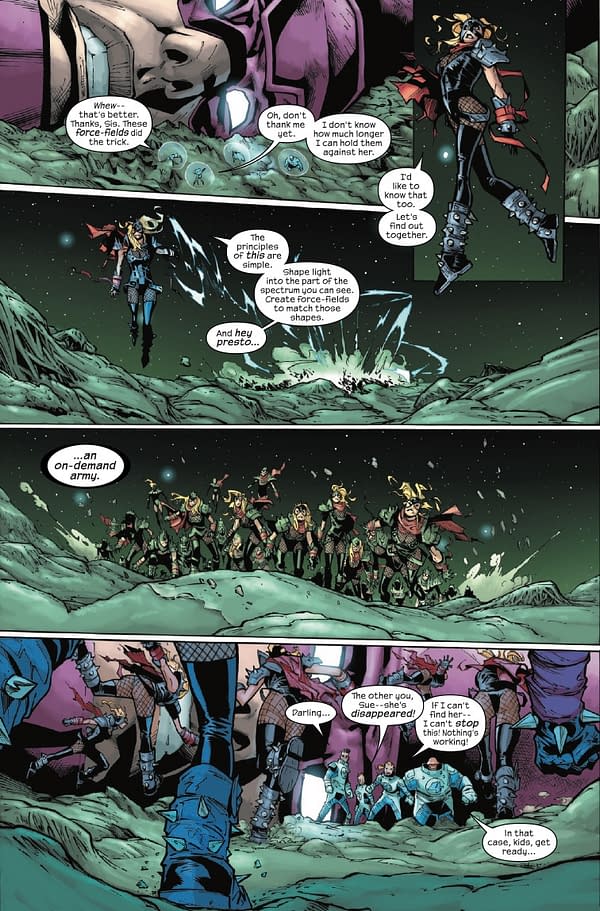 Interior preview page from FANTASTIC FOUR #9 HUMBERTO RAMOS COVER