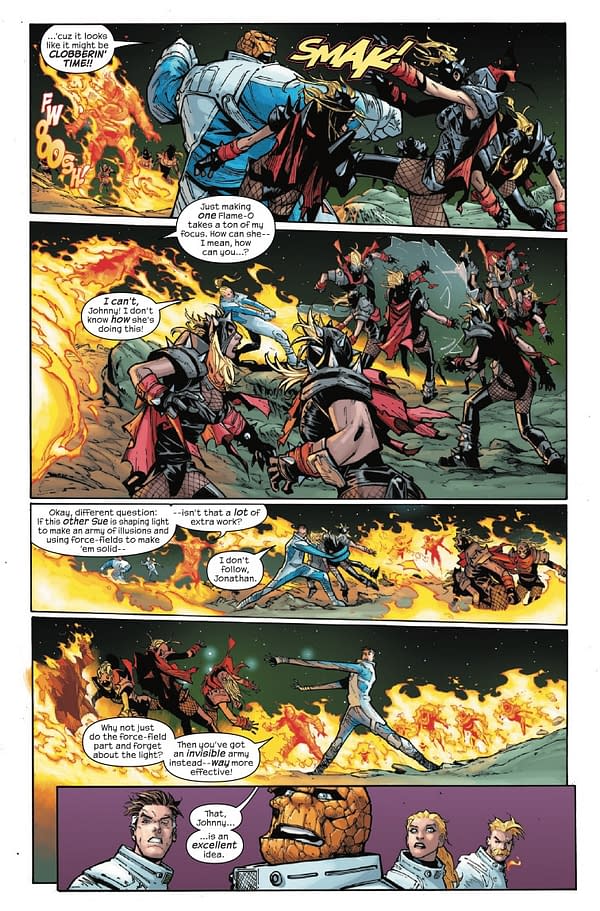 Interior preview page from FANTASTIC FOUR #9 HUMBERTO RAMOS COVER