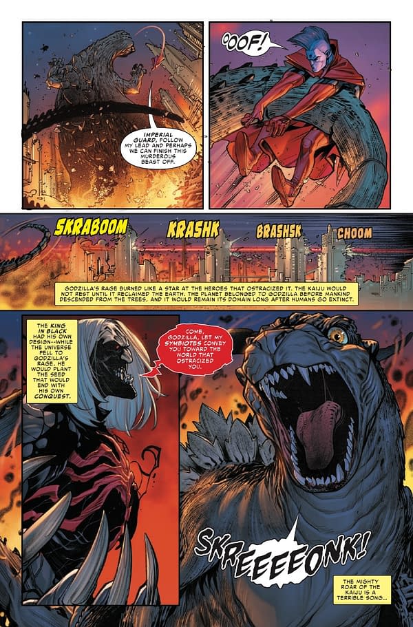 Interior preview page from GODZILLA: INFINITY ROAR #2 KEN LASHLEY COVER