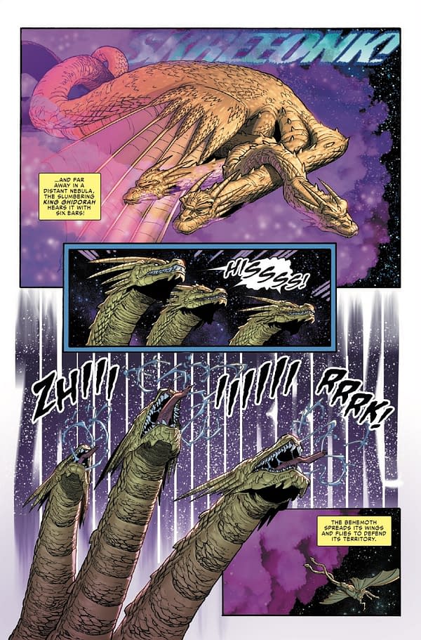 Interior preview page from GODZILLA: INFINITY ROAR #2 KEN LASHLEY COVER