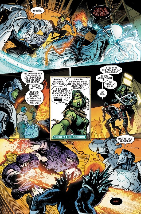 Interior preview page from IMPERIAL GUARDIANS #1 SEAN IZAAKSE COVER