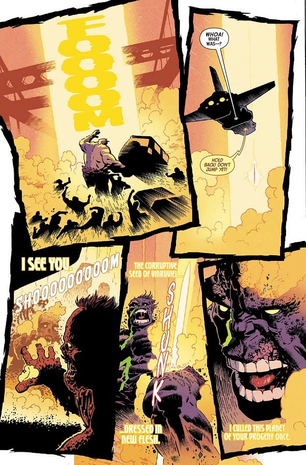 Interior preview page from INFERNAL HULK #5 NIC KLEIN COVER