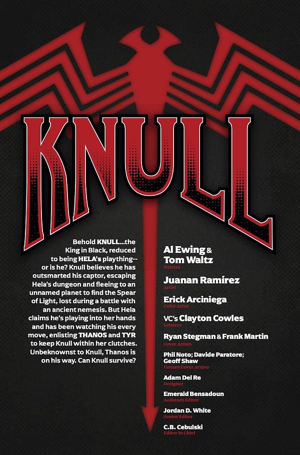 Interior preview page from KNULL #3 RYAN STEGMAN COVER