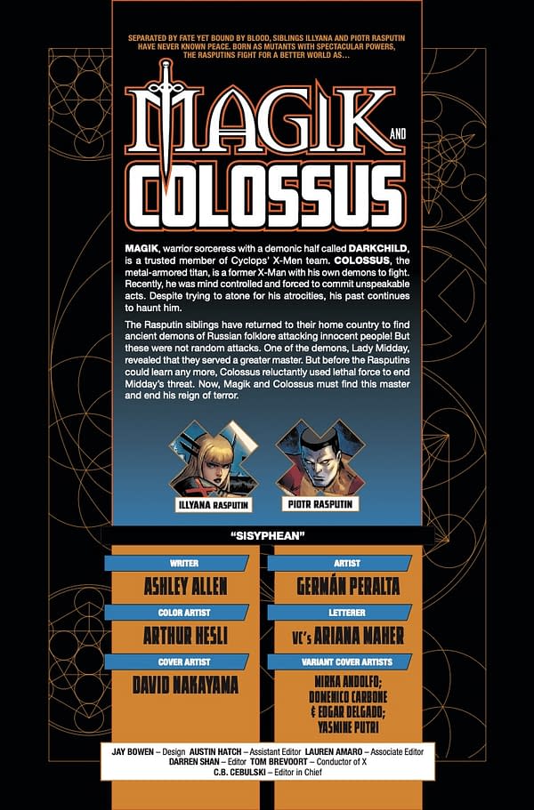 Interior preview page from MAGIK AND COLOSSUS #2 DAVID NAKAYAMA COVER