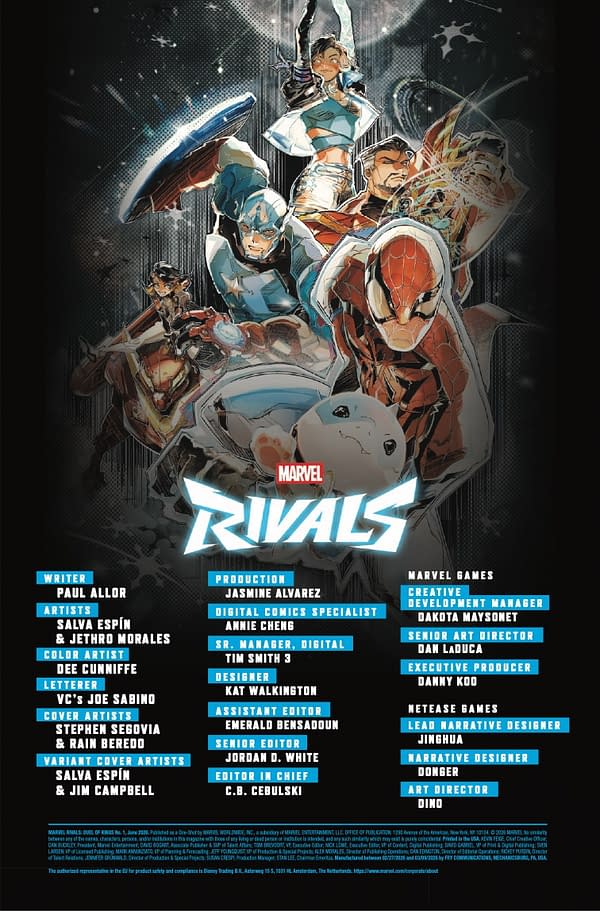 Interior preview page from MARVEL RIVALS: DUEL OF KINGS #1 STEPHEN SEGOVIA COVER