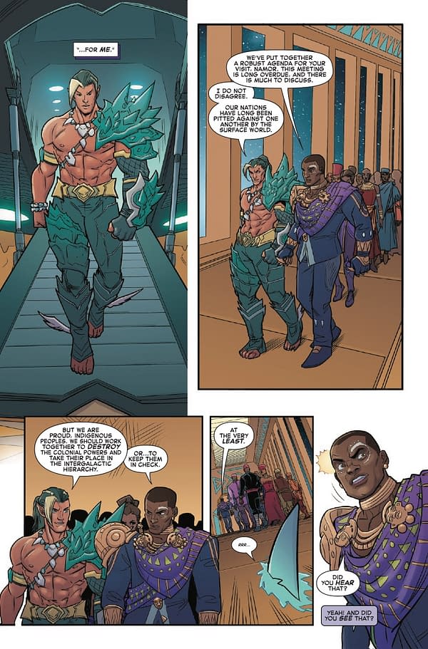 Interior preview page from MARVEL RIVALS: DUEL OF KINGS #1 STEPHEN SEGOVIA COVER