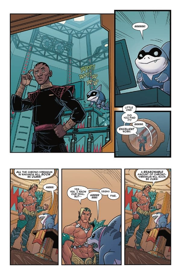 Interior preview page from MARVEL RIVALS: DUEL OF KINGS #1 STEPHEN SEGOVIA COVER