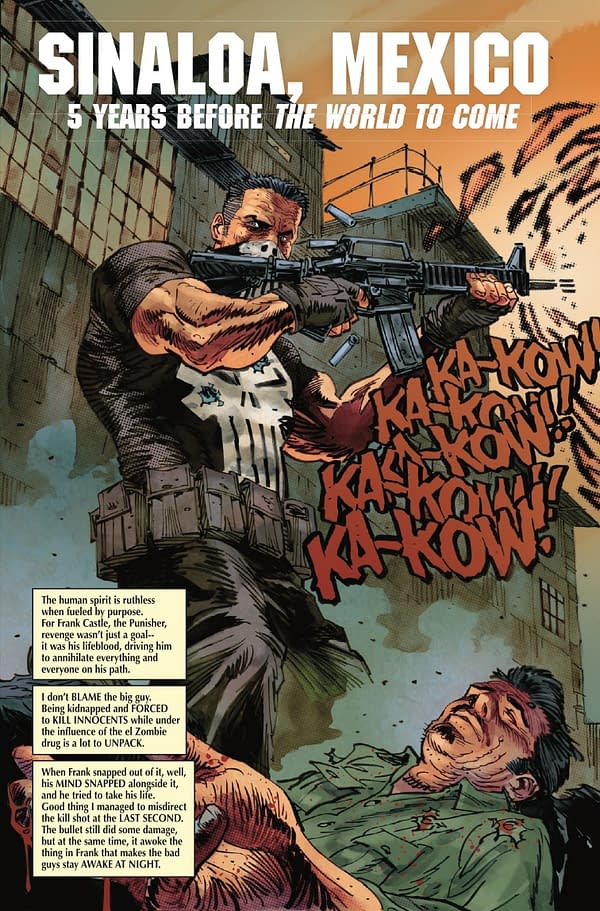 Interior preview page from MARVEL KNIGHTS: PUNISHER #4 DAN PANOSIAN COVER