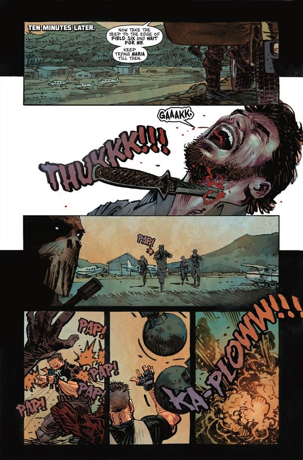 Interior preview page from MARVEL KNIGHTS: PUNISHER #4 DAN PANOSIAN COVER