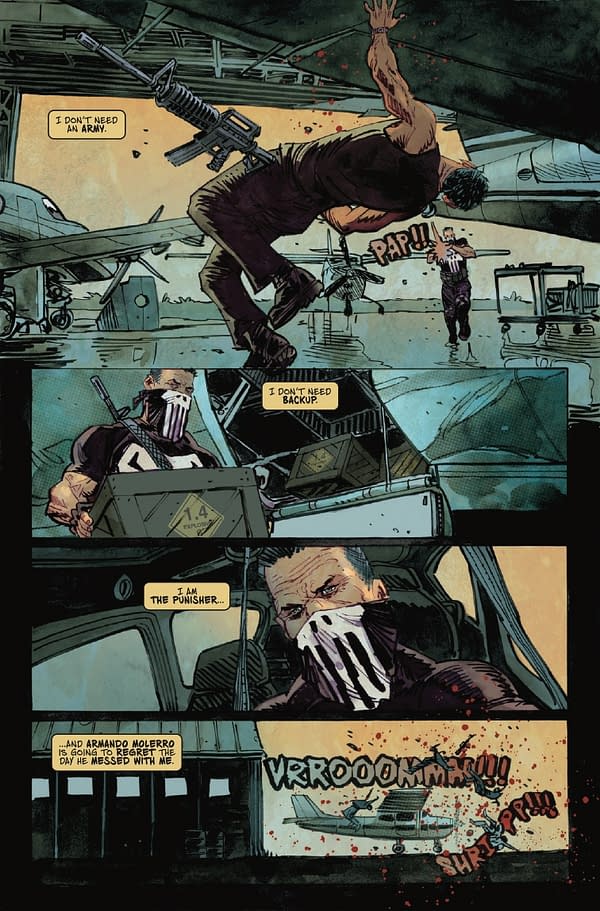 Interior preview page from MARVEL KNIGHTS: PUNISHER #4 DAN PANOSIAN COVER