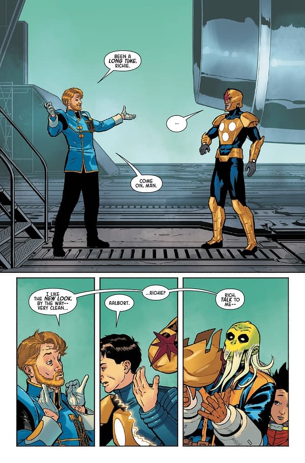 Interior preview page from NOVA: CENTURION #5 ALESSANDRO CAPPUCCIO COVER