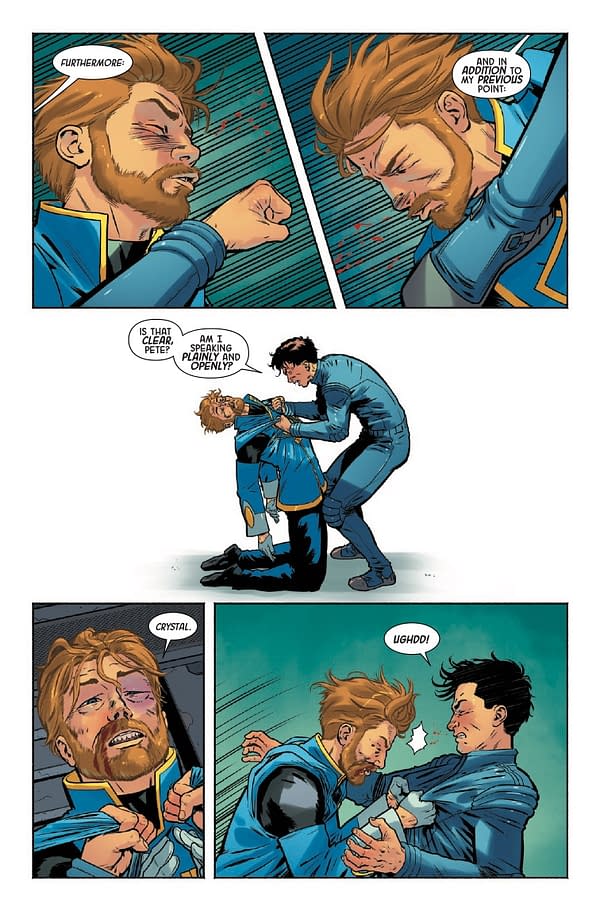 Interior preview page from NOVA: CENTURION #5 ALESSANDRO CAPPUCCIO COVER