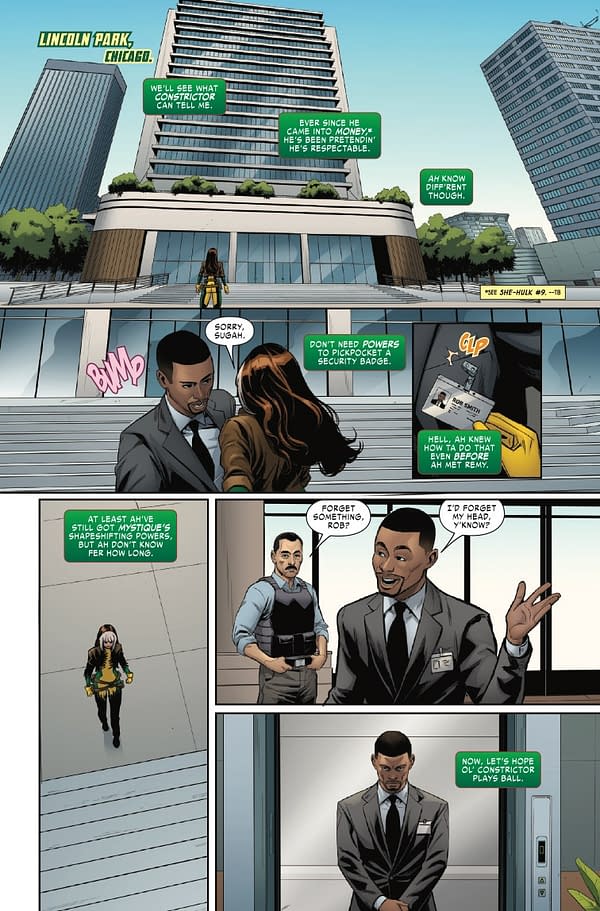 Interior preview page from ROGUE #3 DAVID NAKAYAMA COVER