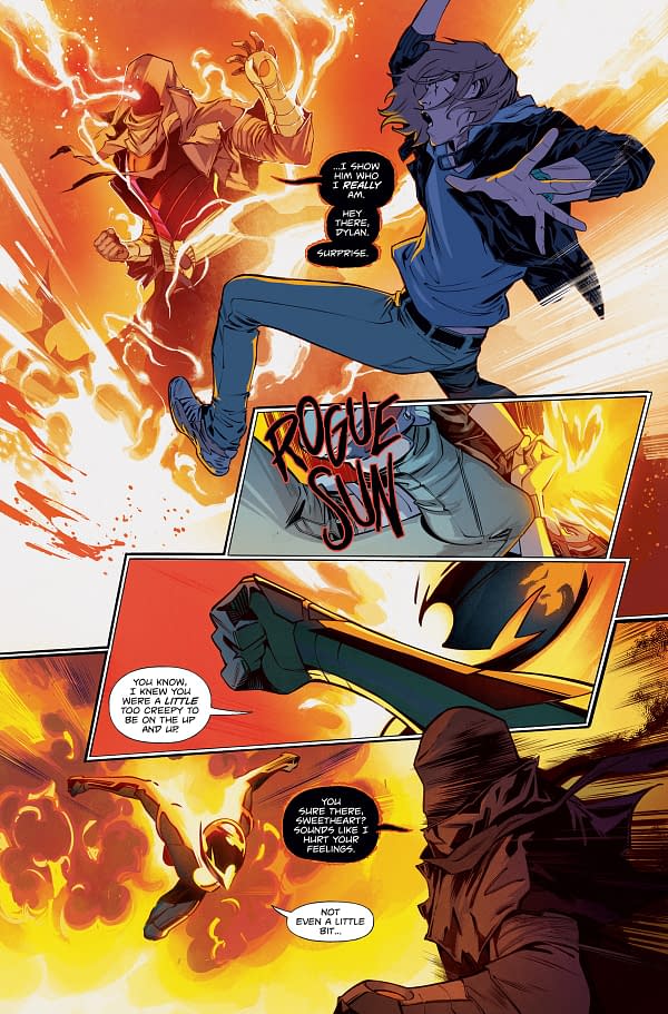 Interior preview page from Rogue Sun #33