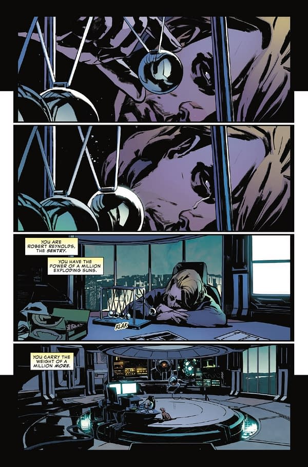 Interior preview page from THE SENTRY #1 ALEX MALEEV COVER