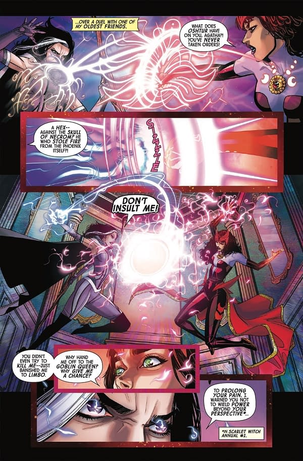 Interior preview page from SORCERER SUPREME #4 LESLEY "LEIRIX" LI COVER