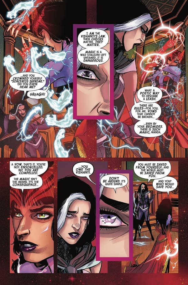 Interior preview page from SORCERER SUPREME #4 LESLEY "LEIRIX" LI COVER