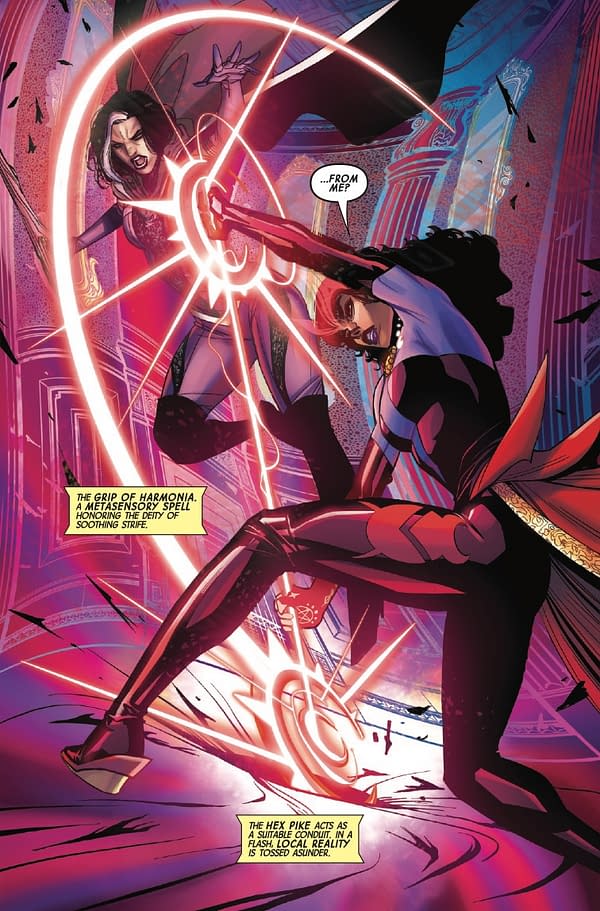 Interior preview page from SORCERER SUPREME #4 LESLEY "LEIRIX" LI COVER