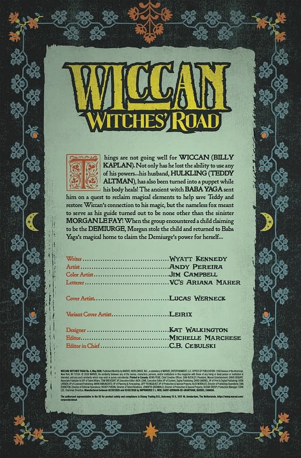 Interior preview page from WICCAN: WITCHES' ROAD #4 LUCAS WERNECK COVER