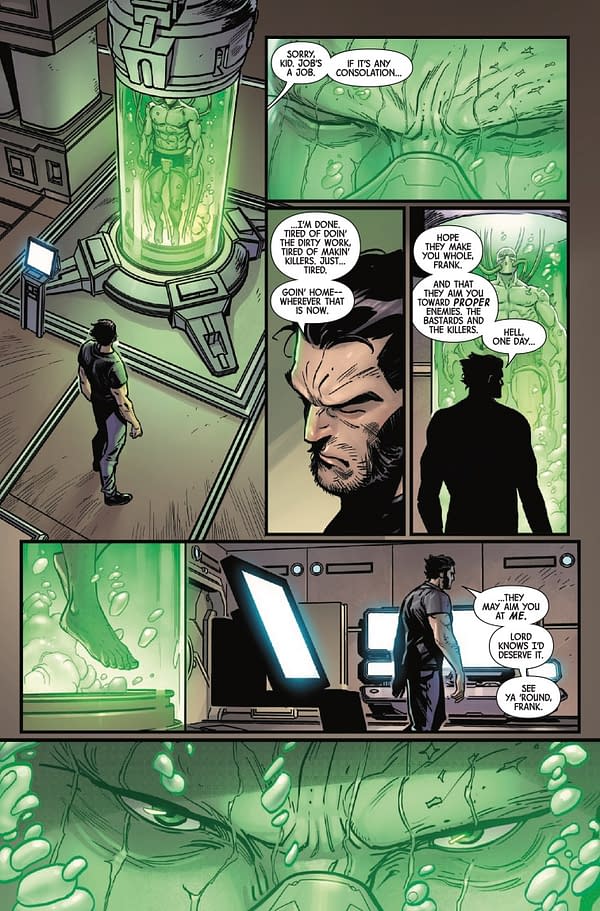 Interior preview page from WOLVERINE: WEAPONS OF ARMAGEDDON #2 LEINIL YU COVER