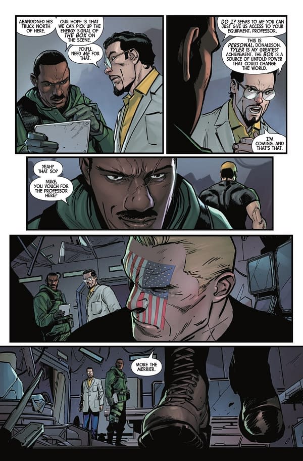 Interior preview page from WOLVERINE: WEAPONS OF ARMAGEDDON #2 LEINIL YU COVER