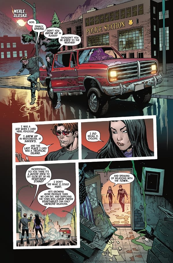 Interior preview page from X-MEN #26 NETHO DIAZ COVER