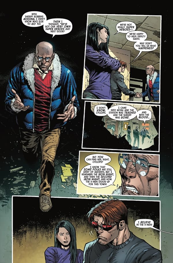 Interior preview page from X-MEN #26 NETHO DIAZ COVER