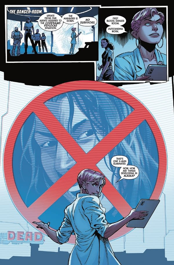 Interior preview page from X-MEN #28 NETHO DIAZ COVER