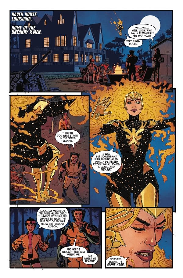 Interior preview page from X-MEN ANNUAL 2026 RYAN STEGMAN COVER