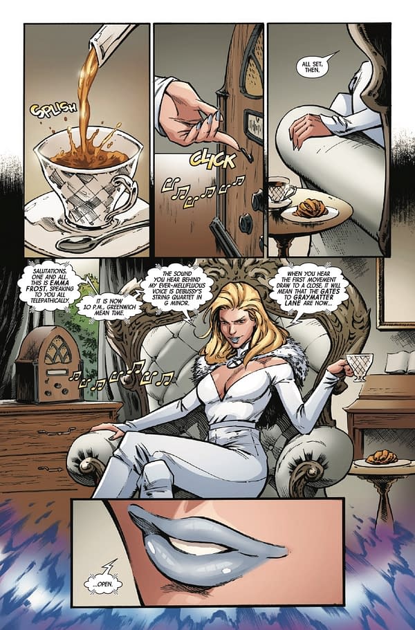 Interior preview page from X-MEN UNITED #1 STEFANO CASELLI COVER