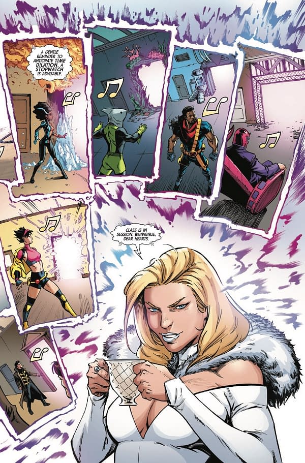 Interior preview page from X-MEN UNITED #1 STEFANO CASELLI COVER